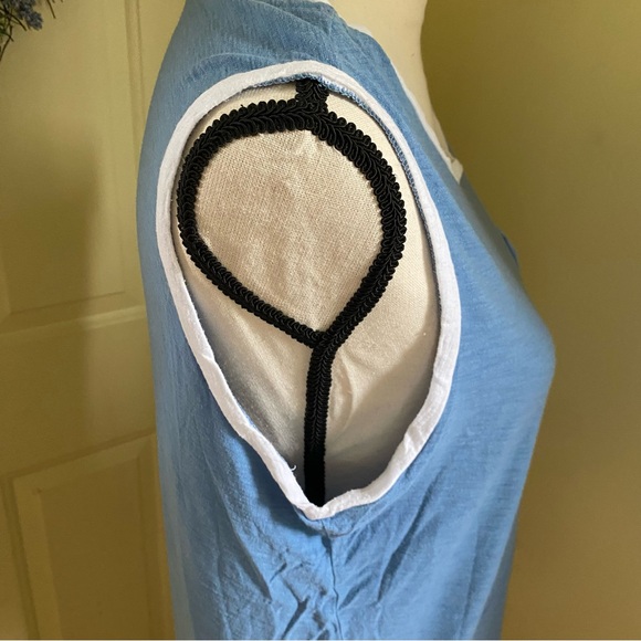 JAMES PERSE Sleeveless Ringer Tee size 2 - Picture 7 of 8